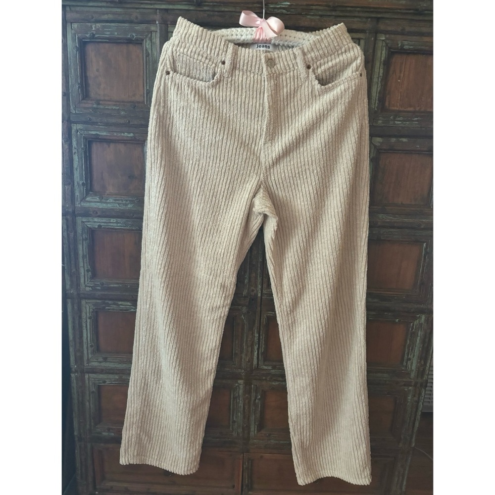 Reformation Preston Baggy High Rise Straight Corduroy Pants